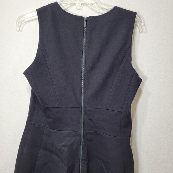 Classiques Entier Leather Dress 6 Black LBD Bodycon Corpgoth 6 Pinup - Picture 8 of 11